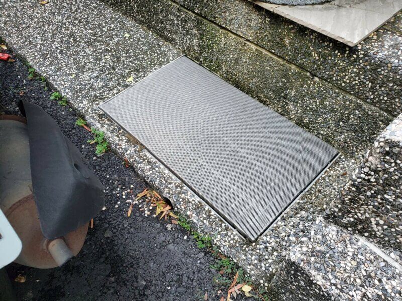 台南 永康 正強街 格柵水溝蓋 不鏽鋼水溝蓋網 量身訂做 安裝
