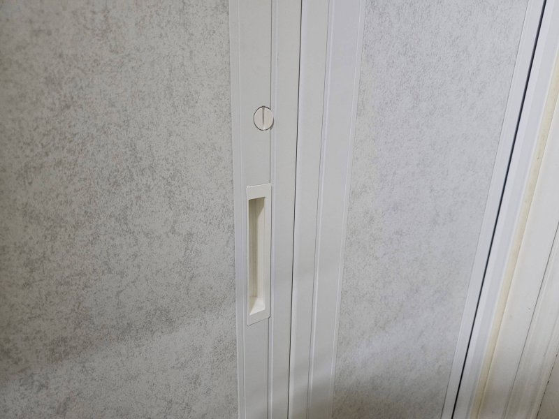 美型折疊門 浴室門 時尚兩折門 鋁框二折門 安裝 台南安定文科里
