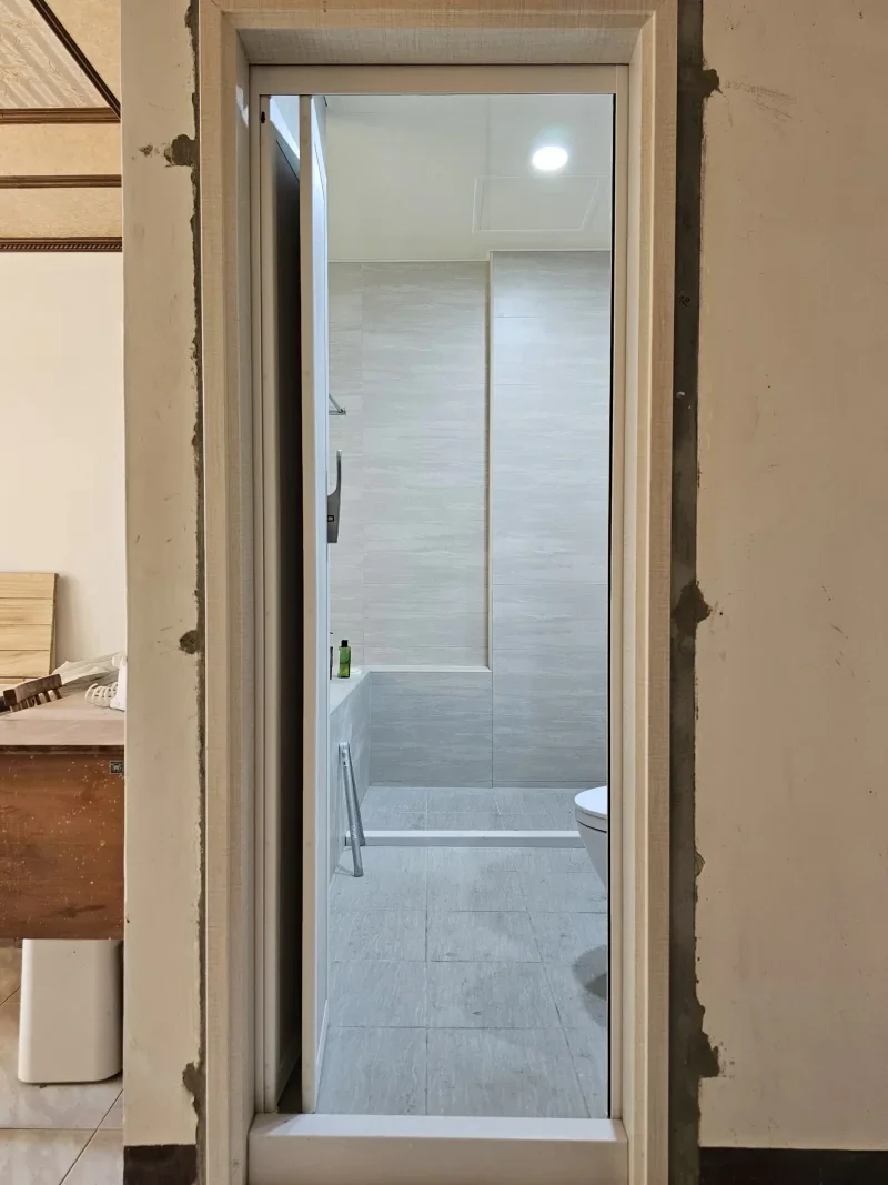 折疊門應用於住宅衛浴