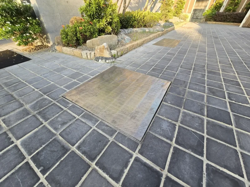 不鏽鋼防蚊網讓社區景觀更統一、更美觀的實拍