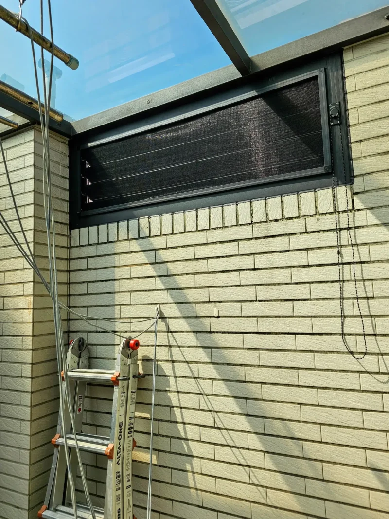 百葉窗通風良好晾衣空間示範