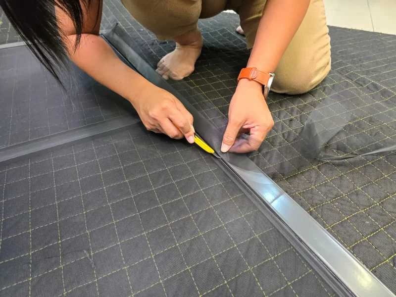 日本原裝NBC天網S:紗網細部材質近拍