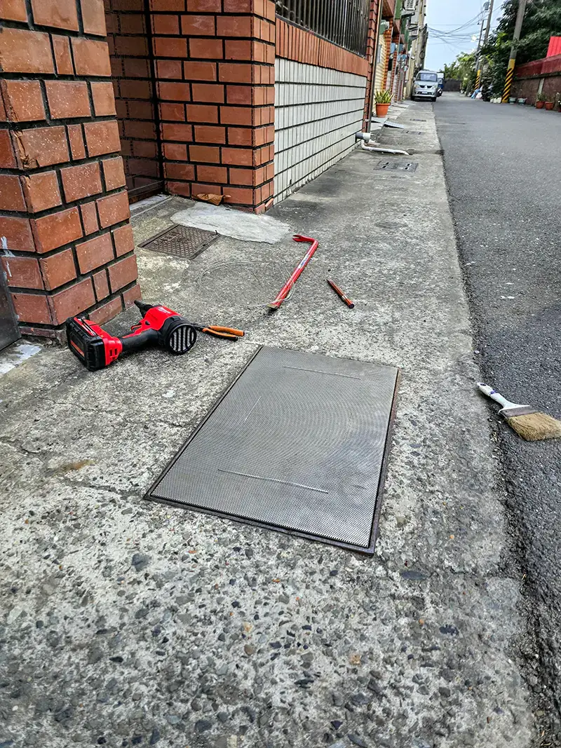 水溝蓋防蚊網客製工程