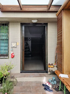 新世代折疊紗門完成畫面