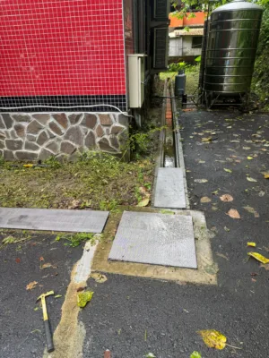 建築側邊排水溝防護-好室科技防蚊防蟑防老鼠不鏽鋼水溝蓋防護網